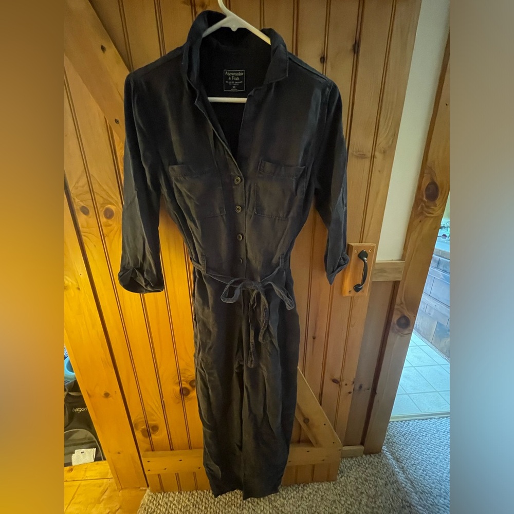 Abercrombie & Fitch navy jumpsuit. Size XS.